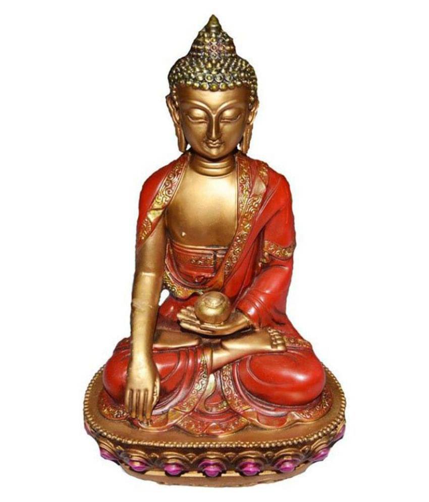     			King & Queen Buddha Resin Idol