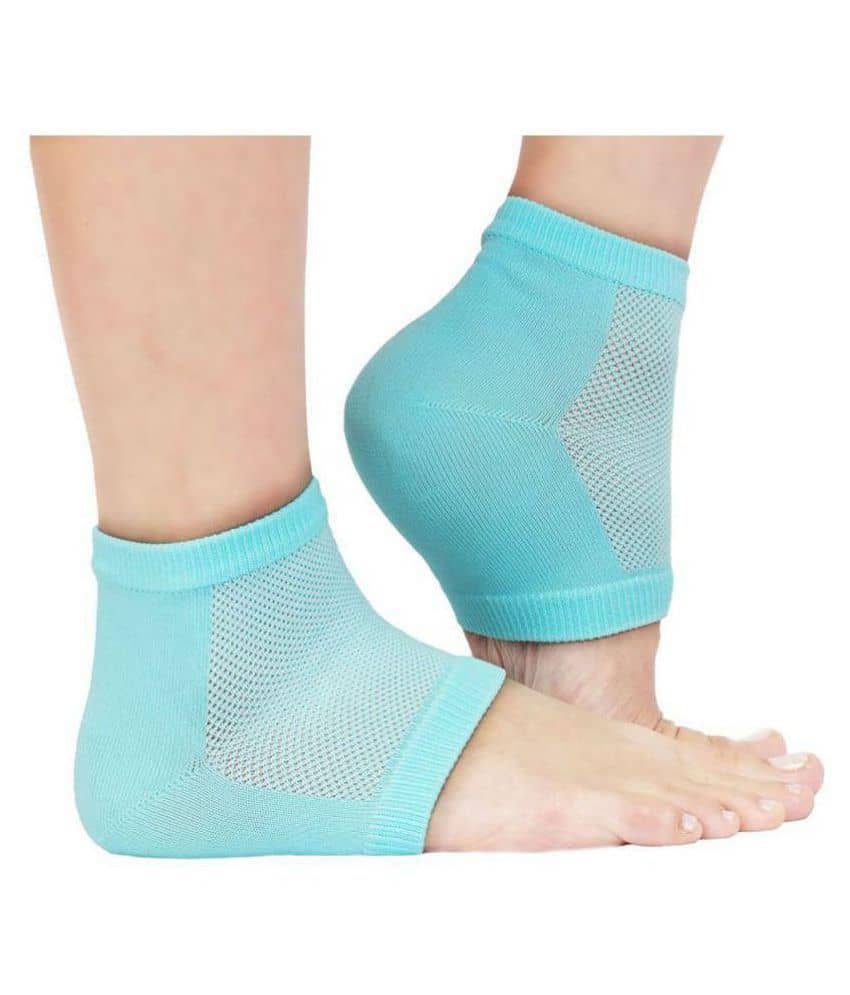 Snailmore Silicone Gel Heel Socks With Gel Pad Foot Protector Free Size - Socks | Buy online on ZillyBuy
