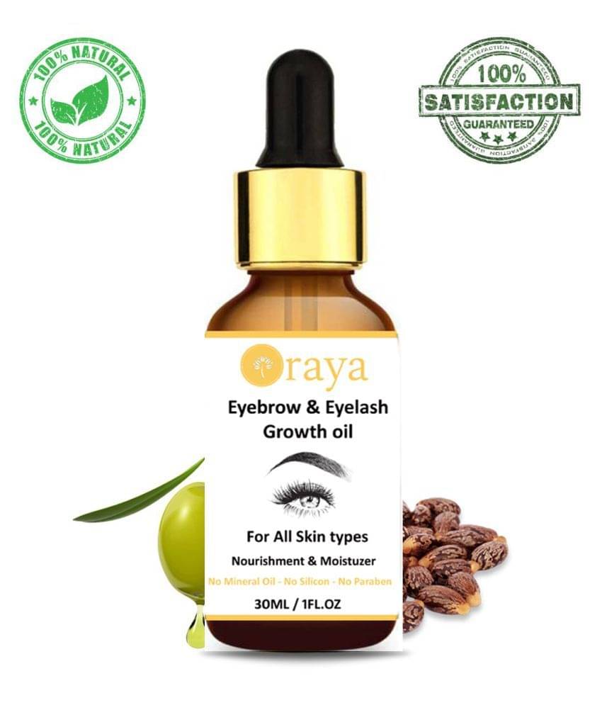 ORAYA Eyebrow & Eyelash Growth Oil For Women Eye Roller 30 mL ORAYA Eyebrow & Eyelash Growth Oil For Women Eye Roller 30 mL