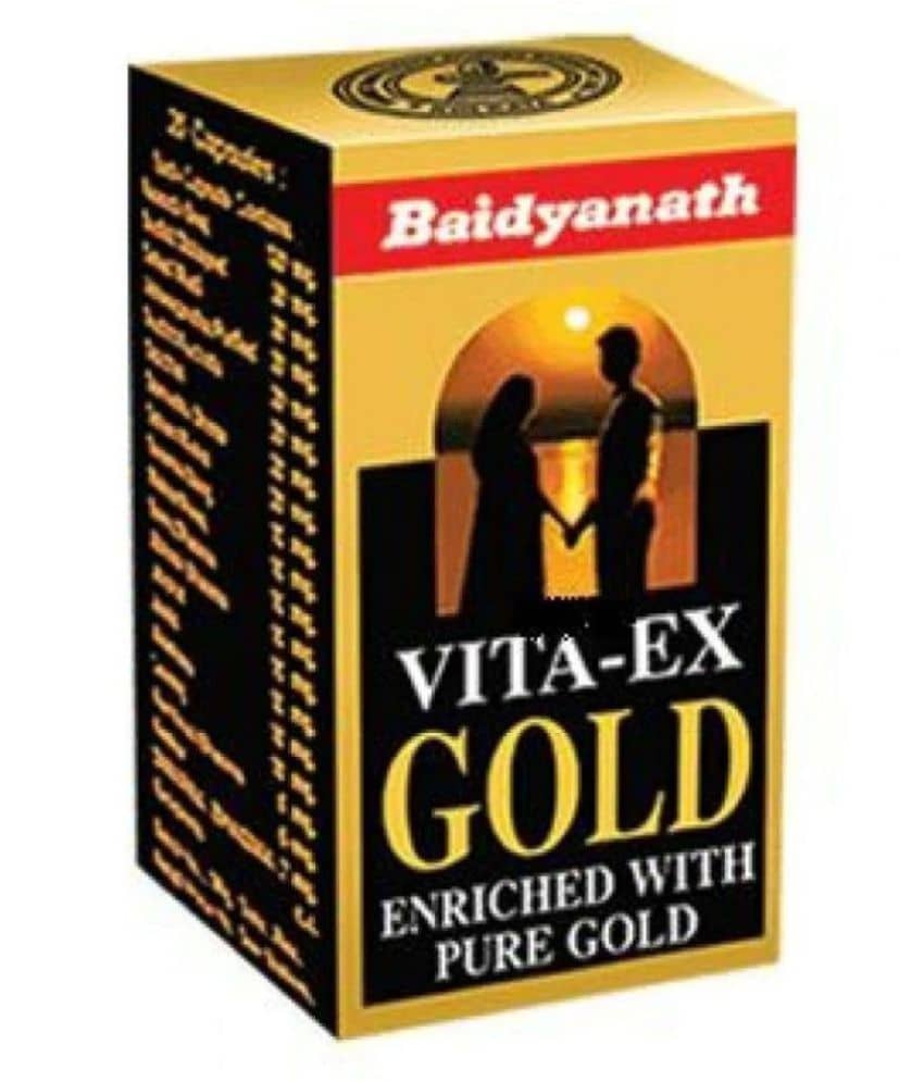 Ayurveda Cure Baidyanath Vita Ex Gold (20X2=40 Caps) Capsule 20 No.S Pack of 2