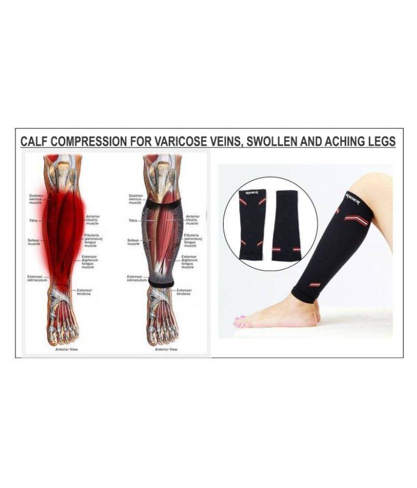     			Just Rider Calf compression Knee Length for Marathon Runners M