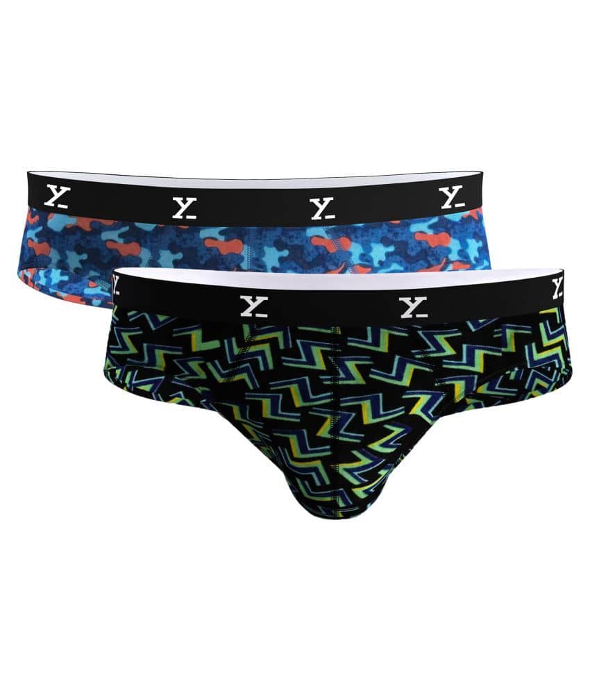 XYXX Pack of 2 Modal Briefs For Men's ( Multicolor )