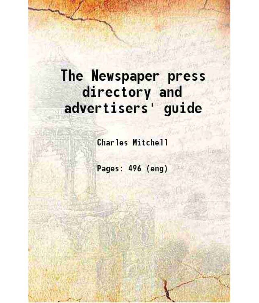     			The Newspaper Press Directory And Advertisers' Guide 1846 Hardcover
