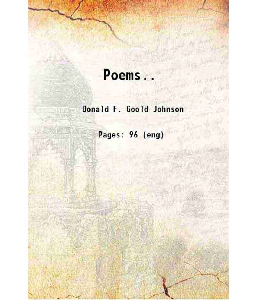 Poems.. 1919 Hardcover Poems.. 1919 Hardcover