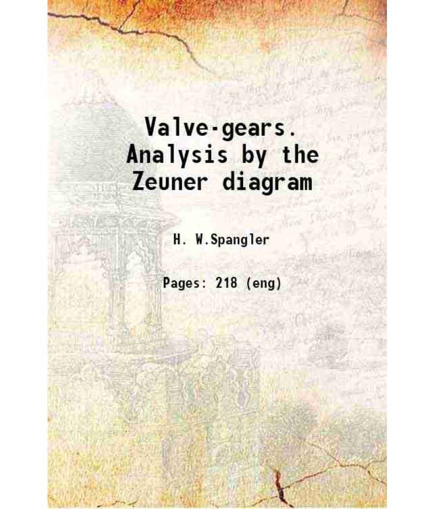 Valve-Gears. Analysis By The Zeuner Diagram 1910 Hardcover Valve-Gears. Analysis By The Zeuner Diagram 1910 Hardcover