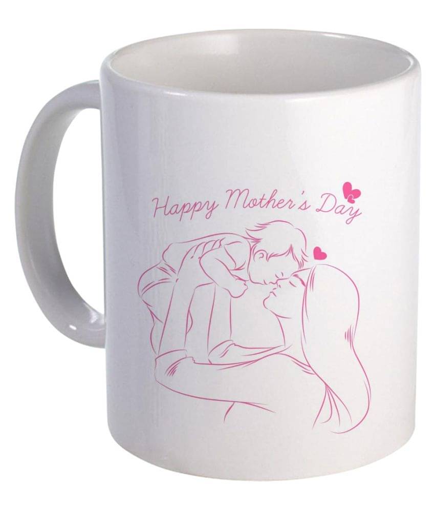     			COLOR YARD best happy mothers day mother love to son design Ceramic Coffee Mug 1 Pcs 325 ml