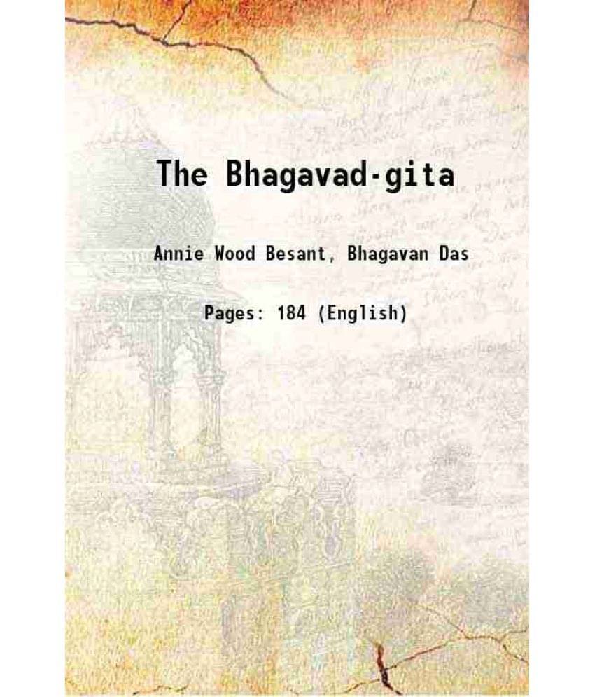 The Bhagavad-Gita 1904 Hardcover The Bhagavad-Gita 1904 Hardcover