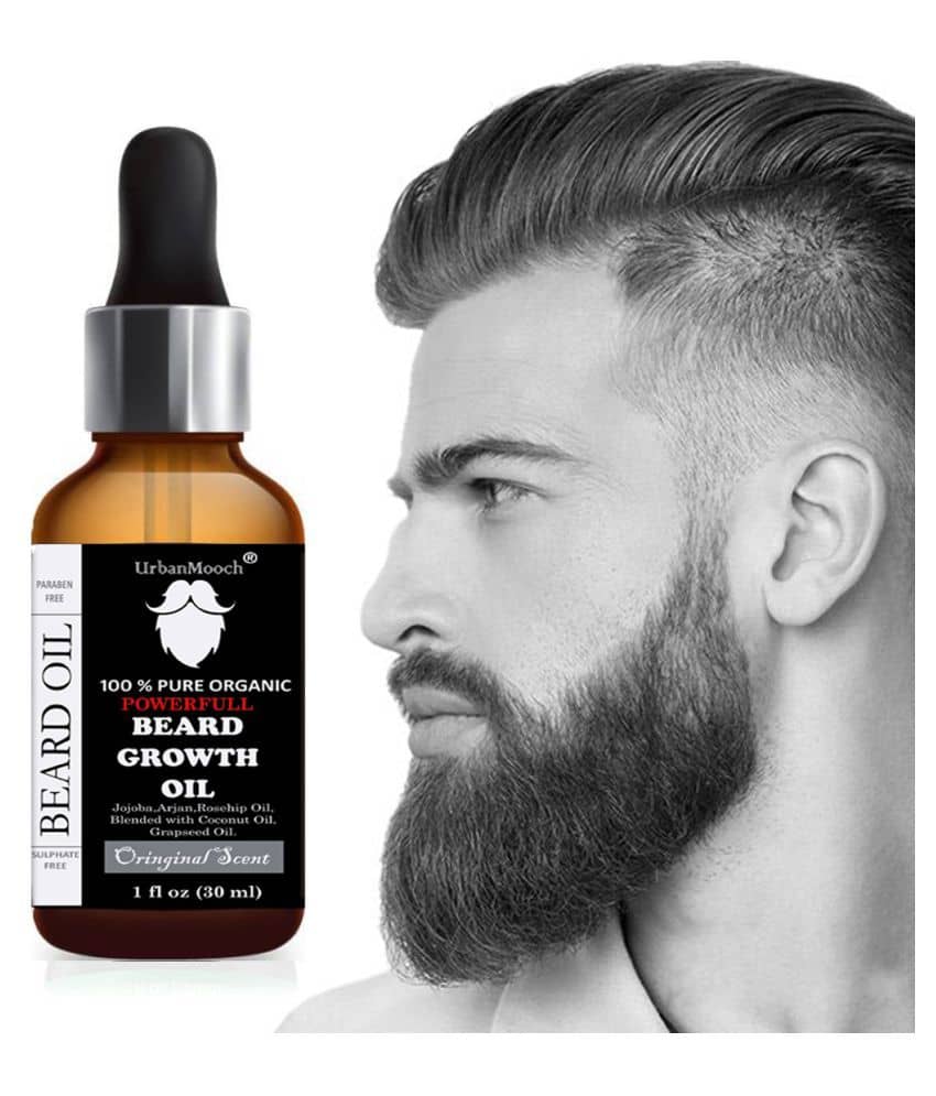 UrbanMooch PowerFull Beard Oil For Growth 30 ml - Beard Care and Tools | Buy online on ZillyBuy
