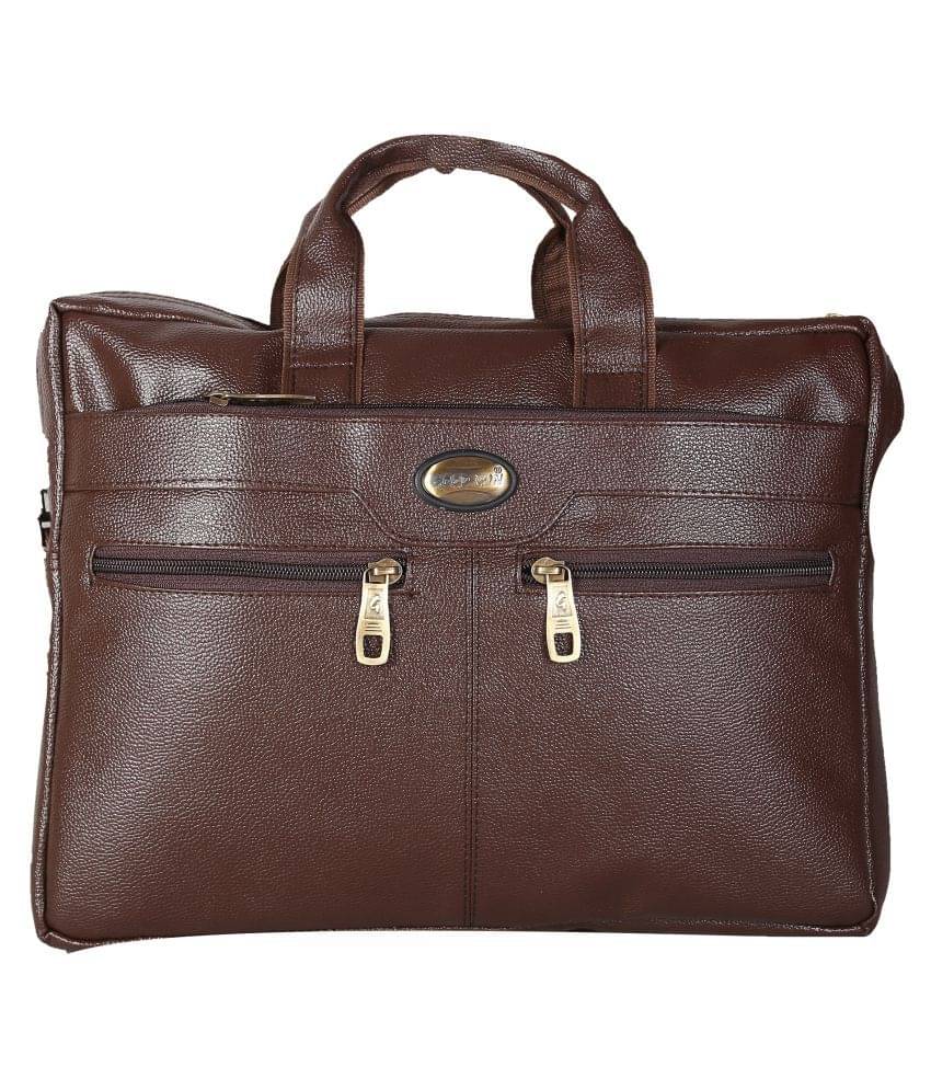     			Goodwin Brown P.U. Office Messenger Bag