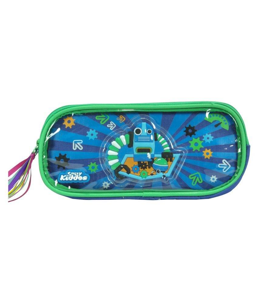     			Smily kiddos | Fancy Transparent Pencil Case (Blue) | Kids Pencil Case |  School Pencil Case | Kids School Pencil Case | Pencil Case For Kids | Blue Color Pencil Case | Kids Pencil Pouch | Pencil Case  For Boys & Girls