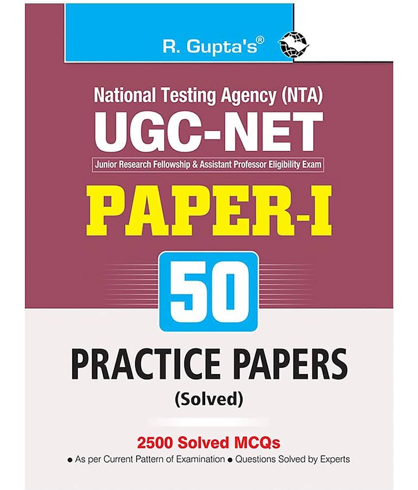 NTA-UGC-NET (Paper-I) 50 Practice Papers (Solved) - Stationery | Buy online on ZillyBuy