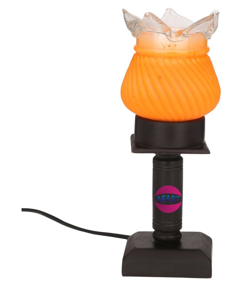     			AFAST Orange LED Tea Light Candle Holder - Pack of 1