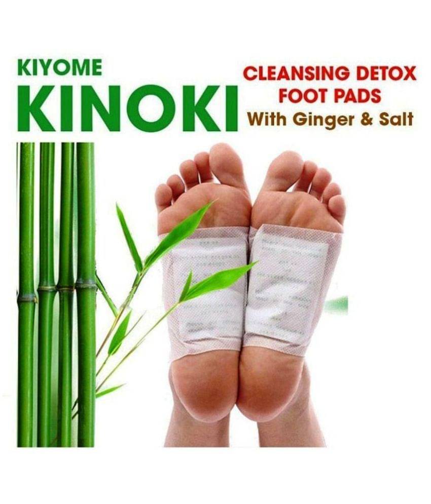    			RTB - Kinoki Cleansing Detox Foot Patches 10 Adhesive Pads Kit Natural Unwanted Toxins - Foot Protector (Regular) (Free Size)