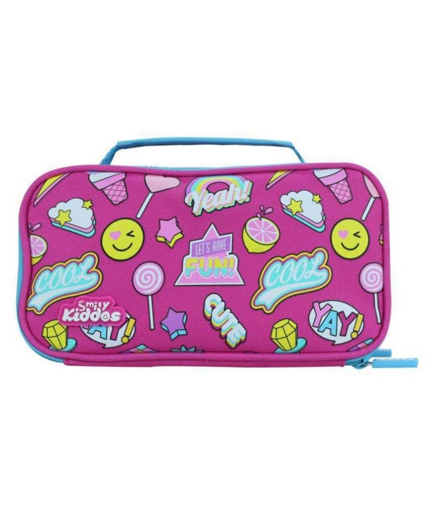     			Smily Kiddos Multipurpose Pencil Case Pink .