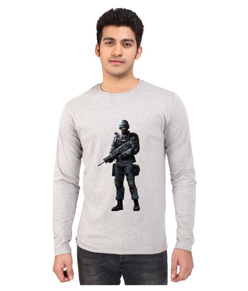 British Terminal Pack of 1 100 Percent Cotton Regular Fit Men's T-Shirt ( Grey ) British Terminal Pack of 1 100 Percent Cotton Regular Fit Men's T-Shirt ( Grey )