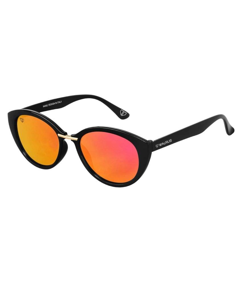     			Walrus Multicolor Cat Eye Sunglasses ( WS-GRC-240206 )