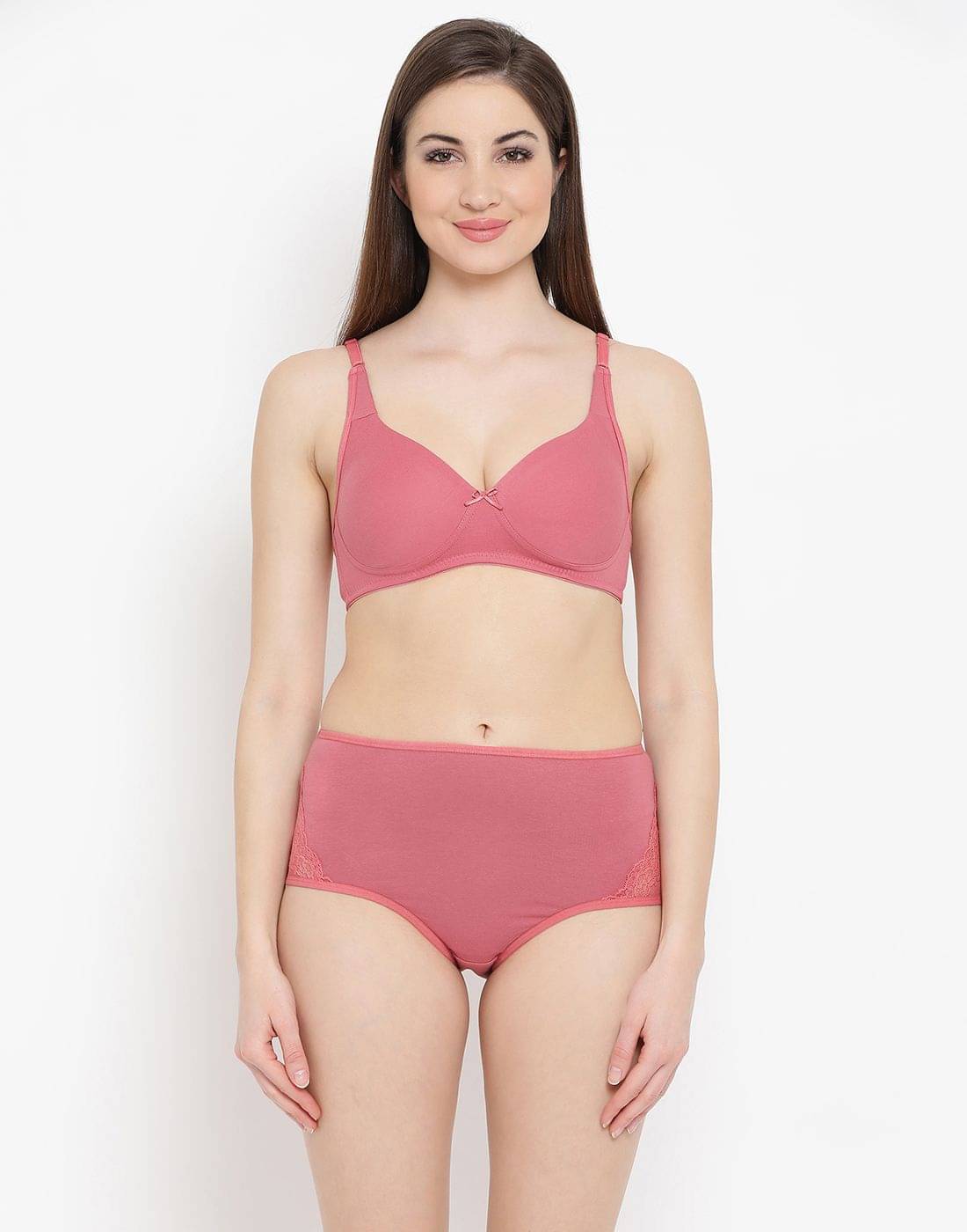     			Clovia Poly Cotton T-Shirt/ Seamless Bra