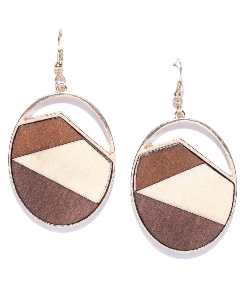     			Prita Fancy Fusion Wooden Earrings For Girls/Women