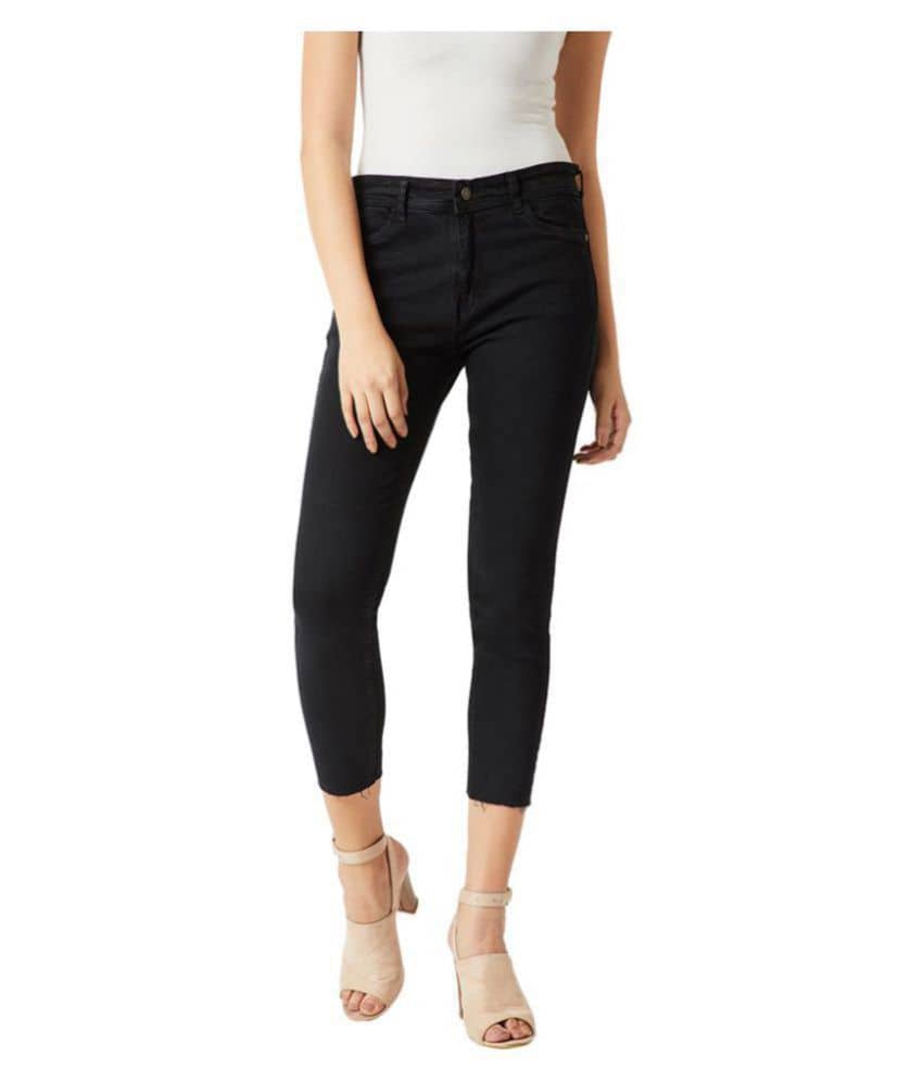 Miss Chase Cotton Jeans - Black - Jeans | Buy online on ZillyBuy