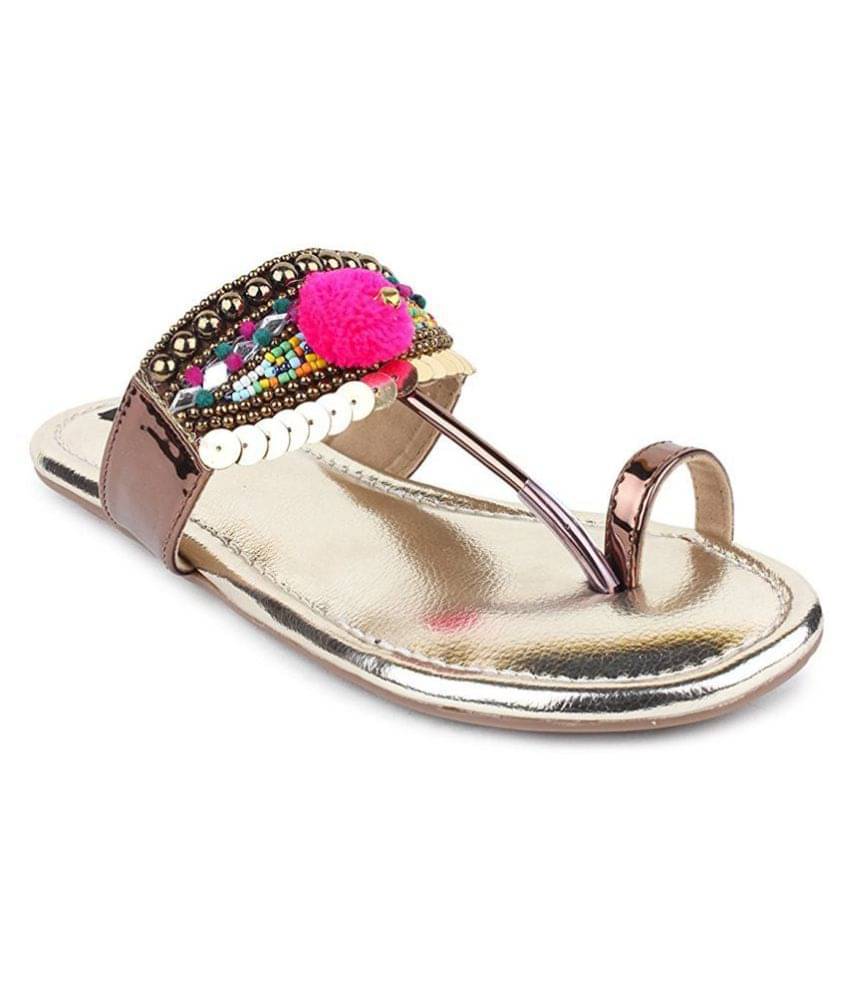     			Shoe Lab Brown Slippers