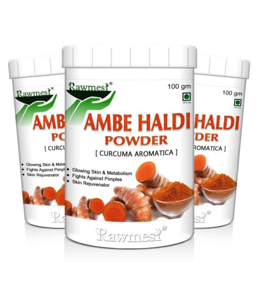 Rawmest Ambe Haldi Powder 300 Gm Pack of 3