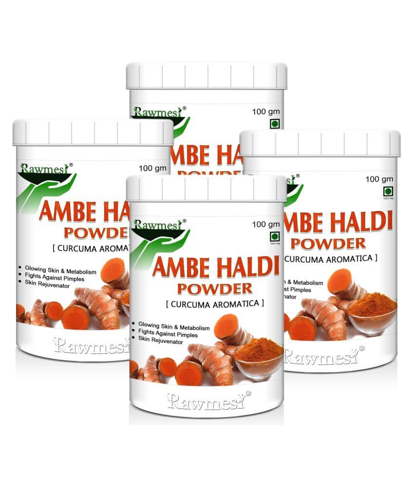 Rawmest Ambe Haldi Powder 400 Gm Pack of 4