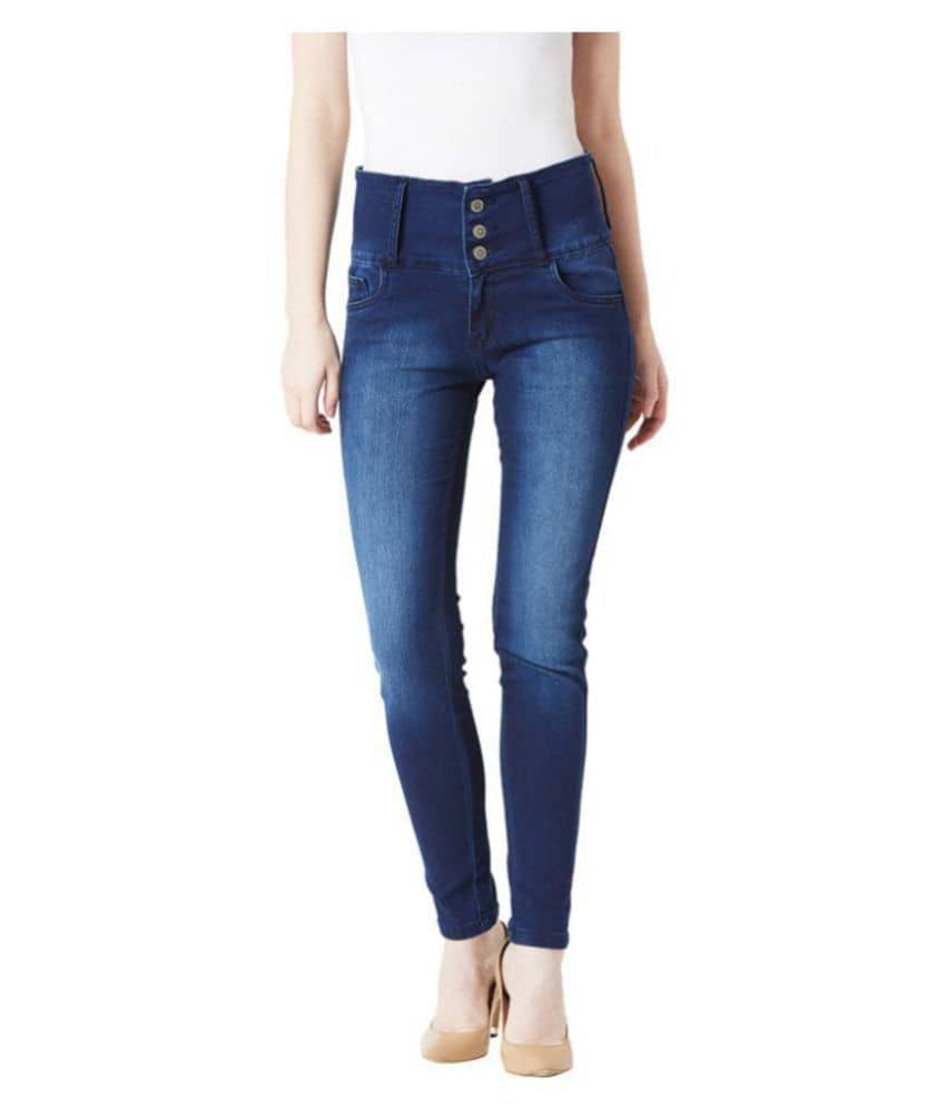 Miss Chase Cotton Jeans - Navy - Jeans | Buy online on ZillyBuy