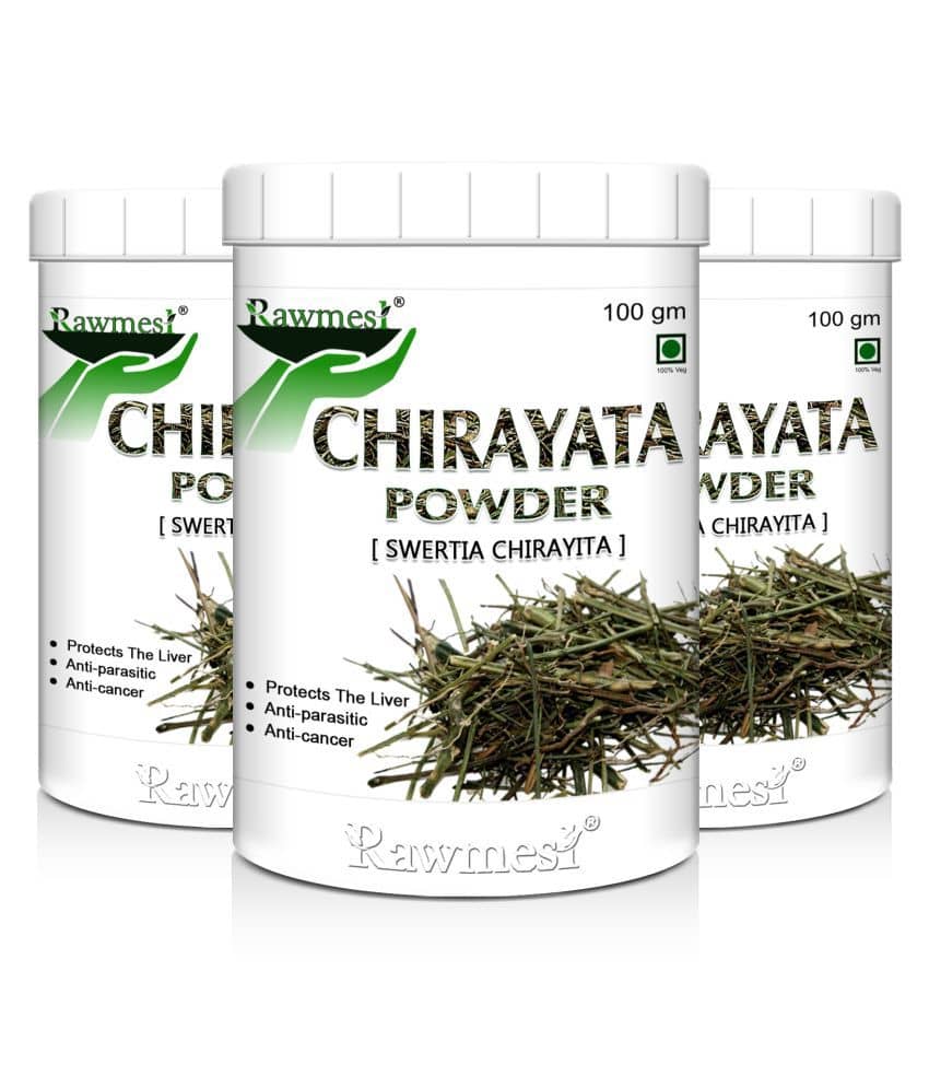 Rawmest Pure Nepali Chirayata Powder 300 Gm Pack of 3