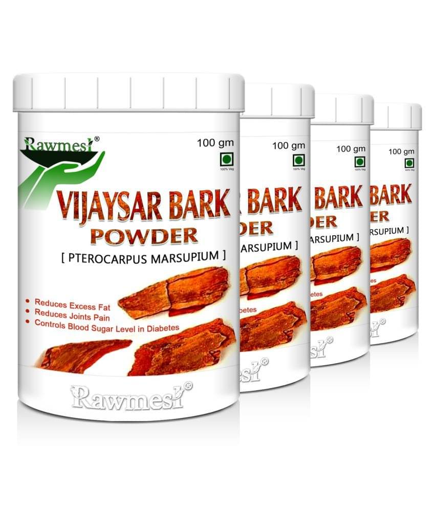     			Rawmest Vijaysar Bark Powder 400 Gm Pack of 4