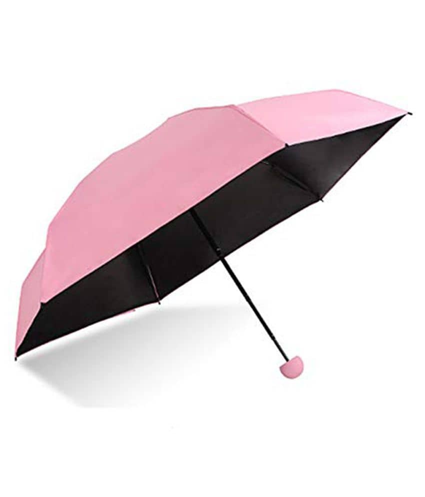 Eastern Club Stylish & Cute Capsule Travel Umbrella 4 Fold Strong & UV Proof Sun-Rain Umbrella - Jewellery Sets | Buy online on ZillyBuy
