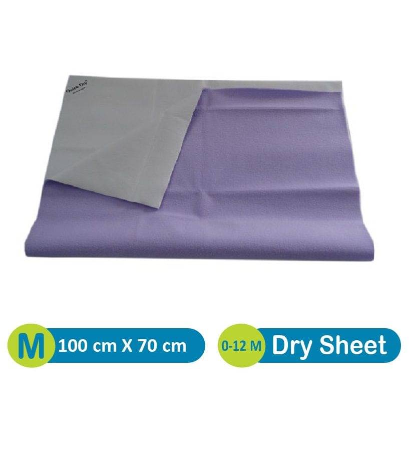 Quick Dry Plain Waterproof sheet Medium Liliac Rubber Sheet Quick Dry Plain Waterproof sheet Medium Liliac Rubber Sheet