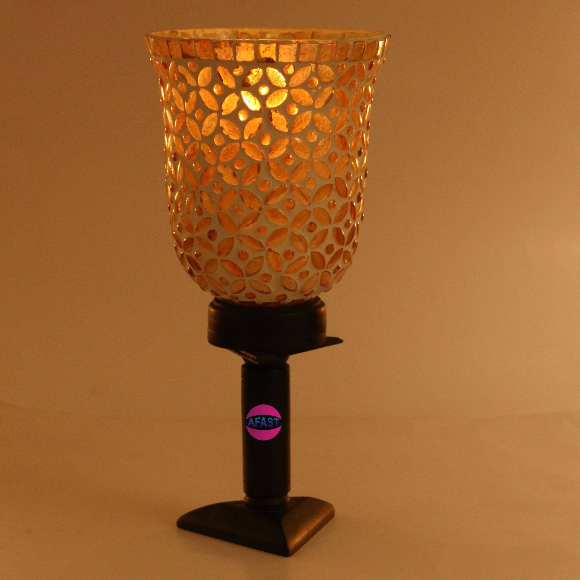     			AFAST 25 Glass Table Lamp - Pack of 1