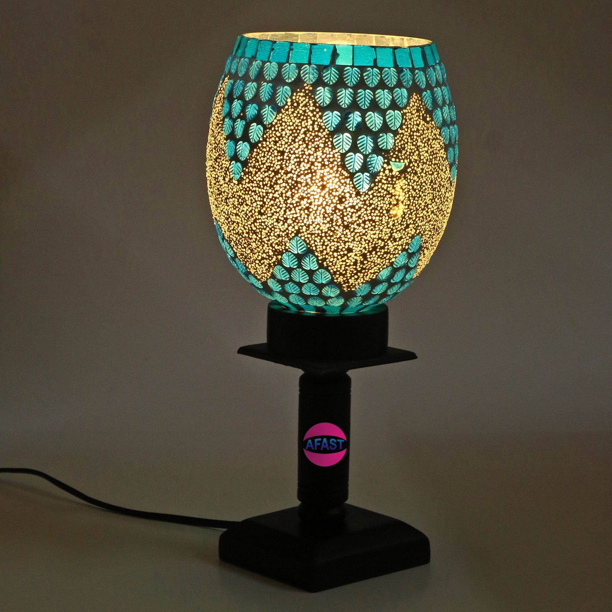     			AFAST Glass Table Lamp - Pack of 1
