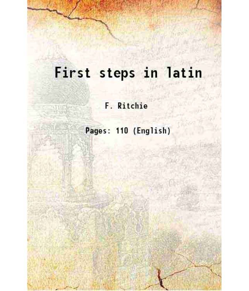 First Steps In Latin Hardcover First Steps In Latin Hardcover