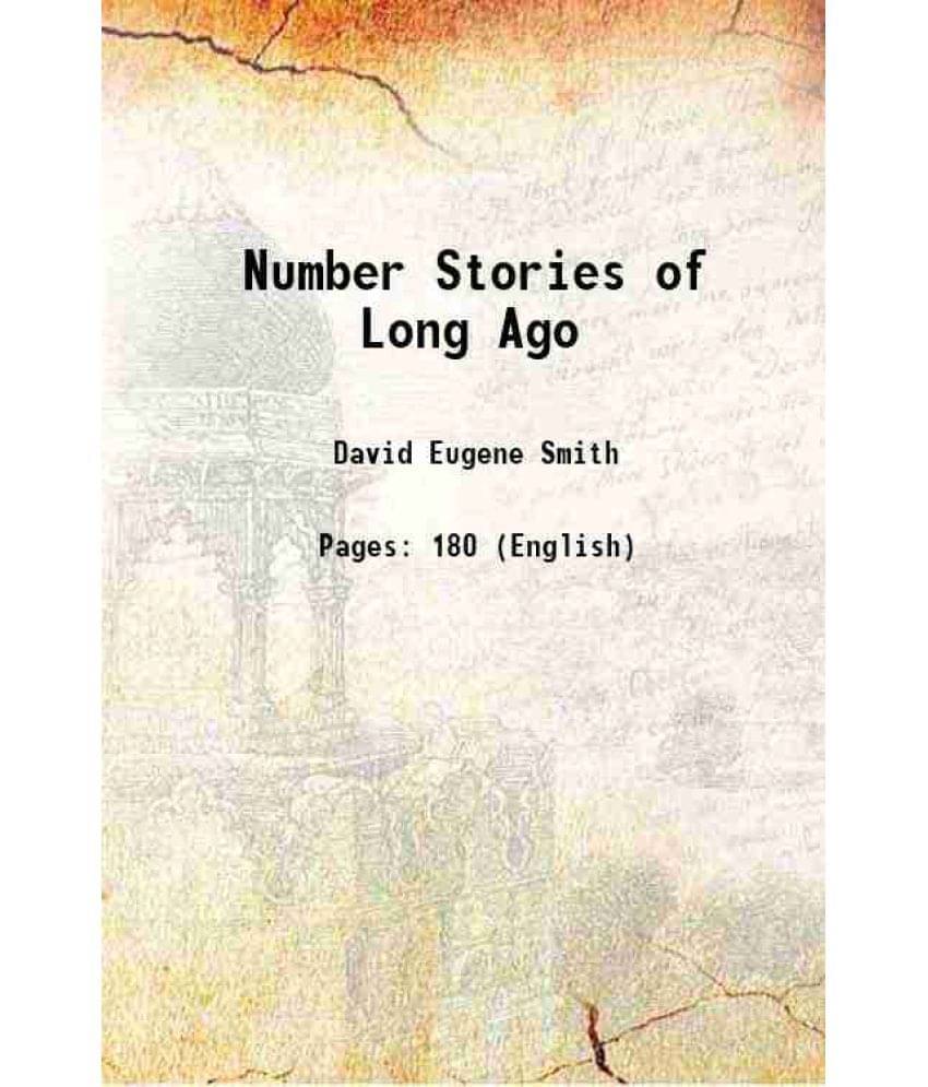 Number Stories Of Long Ago 1919 Hardcover Number Stories Of Long Ago 1919 Hardcover
