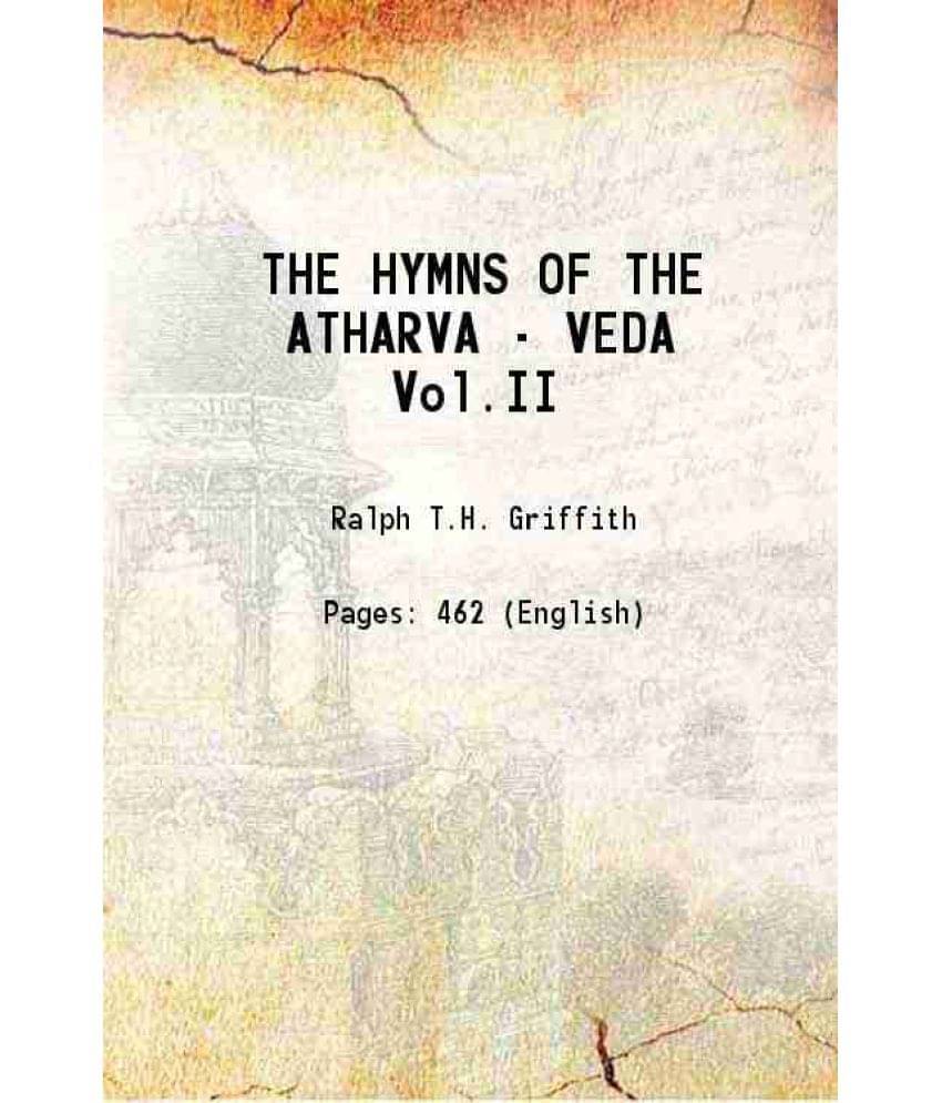     			The Hymns Of The Atharva - Veda Volume 2Nd 1917 Hardcover