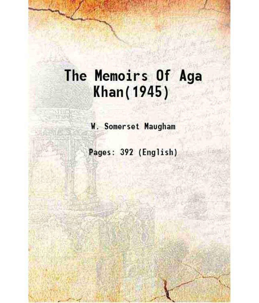 The Memoirs Of Aga Khan(1945) 1945 Hardcover The Memoirs Of Aga Khan(1945) 1945 Hardcover