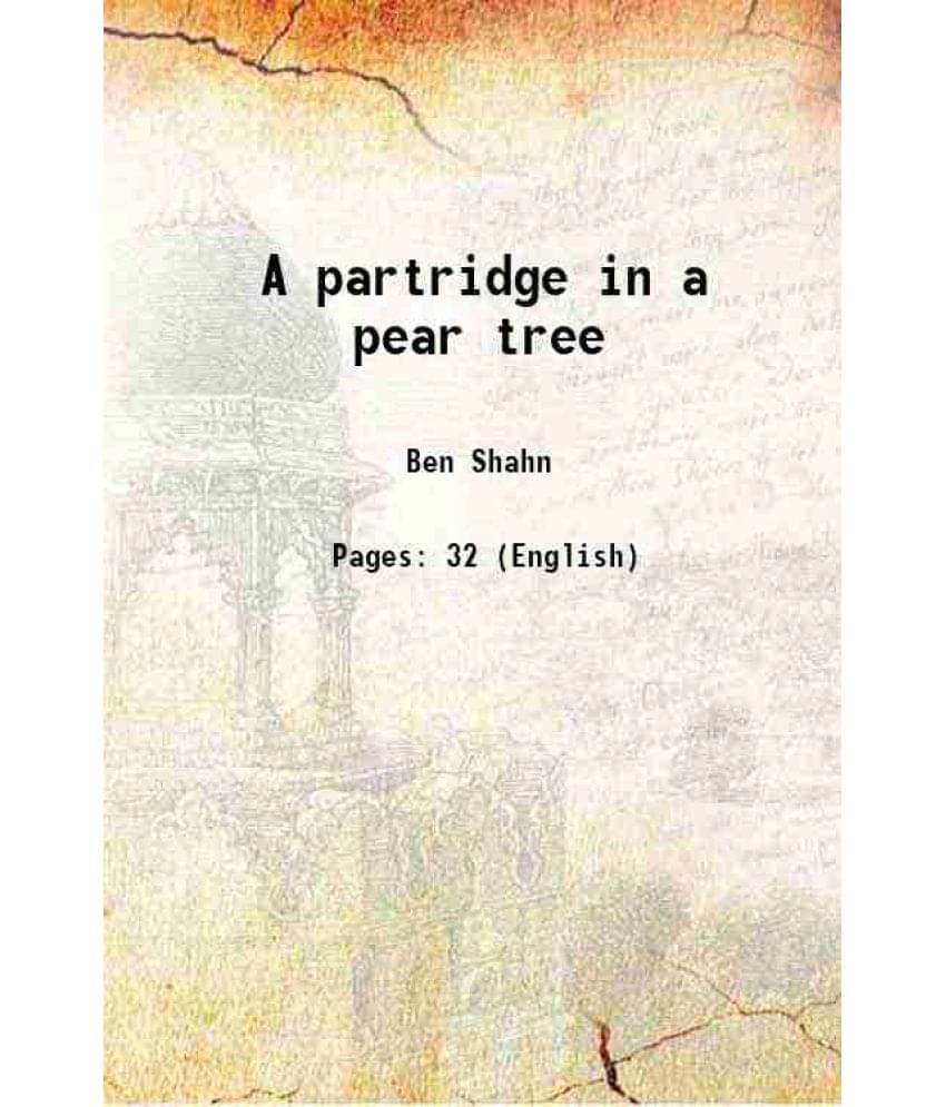 A Partridge In A Pear Tree 1951 Hardcover A Partridge In A Pear Tree 1951 Hardcover