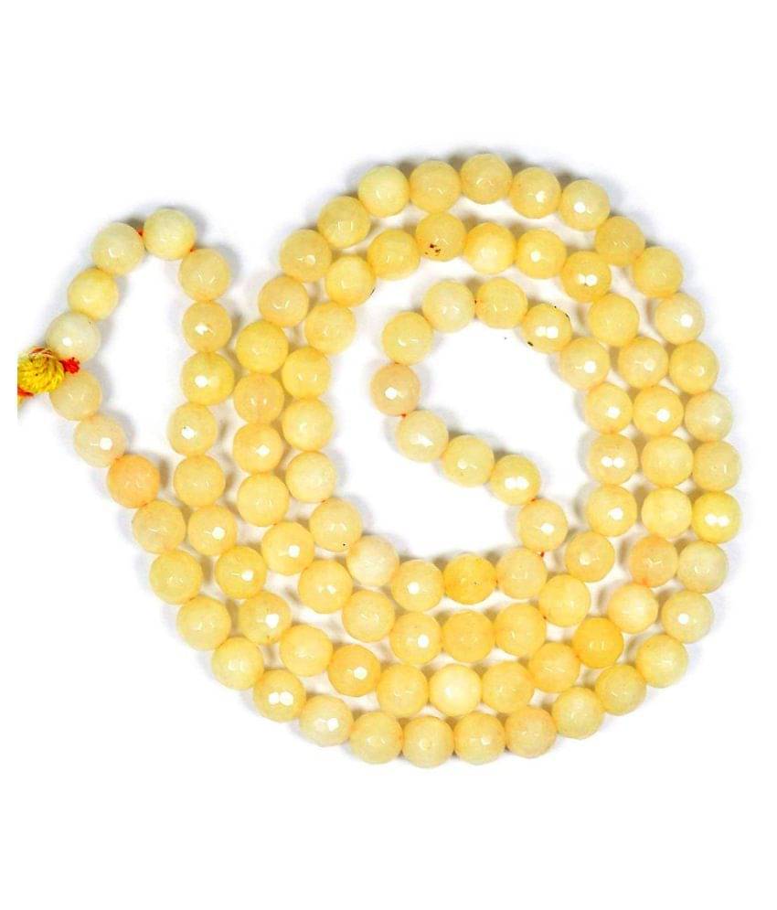     			Ramneek Jewels Stone Agate Hakik Japa Mala with 108+1 Beads