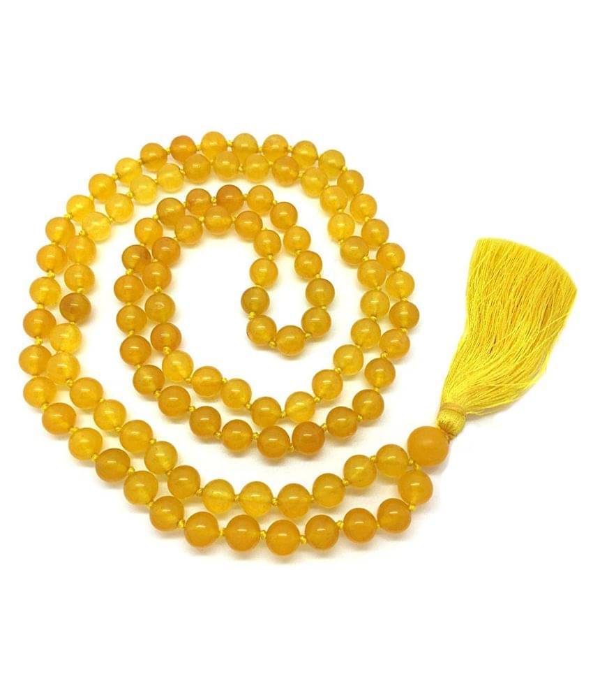     			Remove TOXINS, for Energy Flow in Body,108+ Beads Quartz Stone Chain