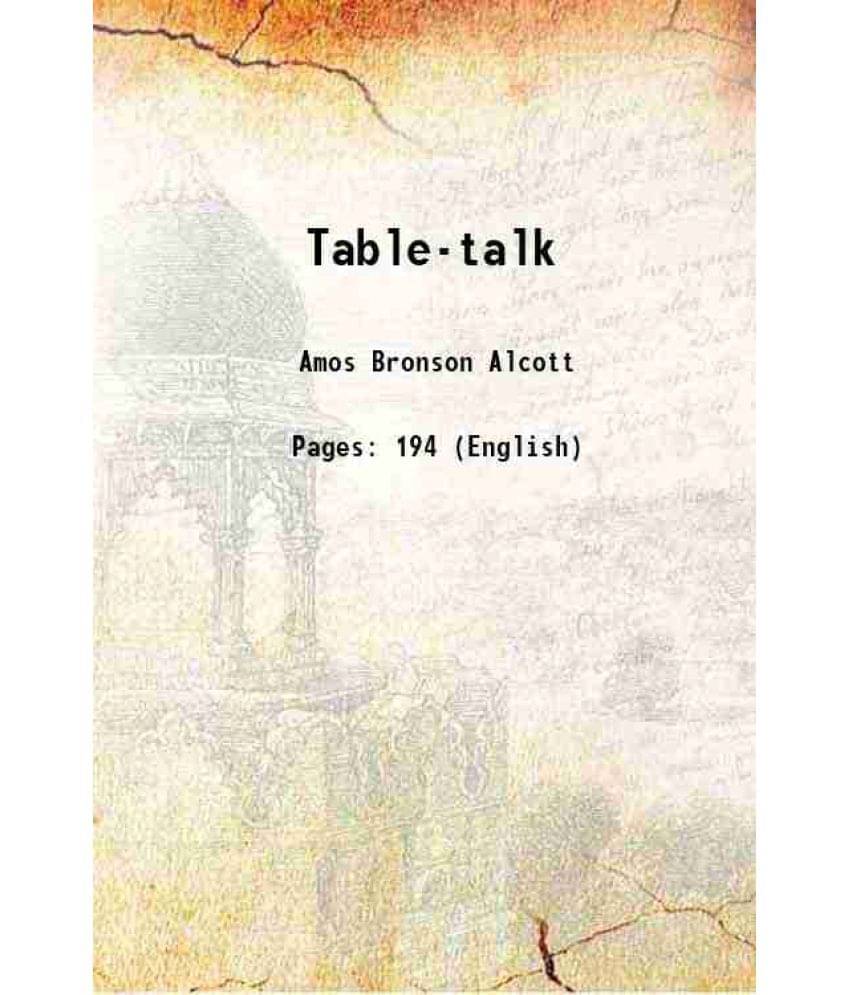 Table-Talk 1877 Hardcover Table-Talk 1877 Hardcover