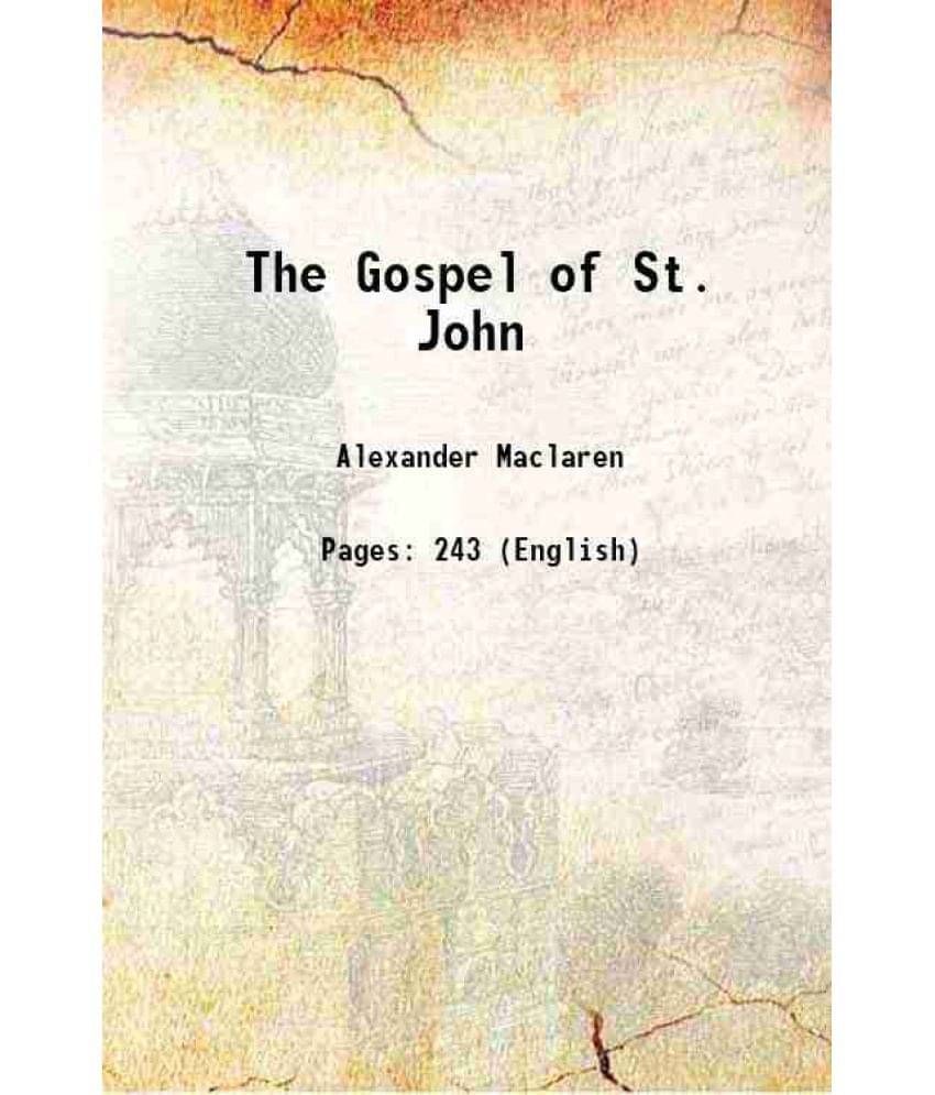     			The Gospel Of St. John 1893 Hardcover