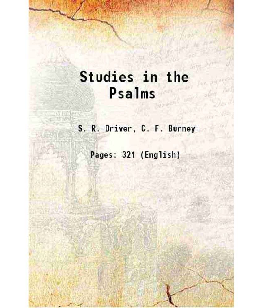     			Studies In The Psalms 1915 Hardcover