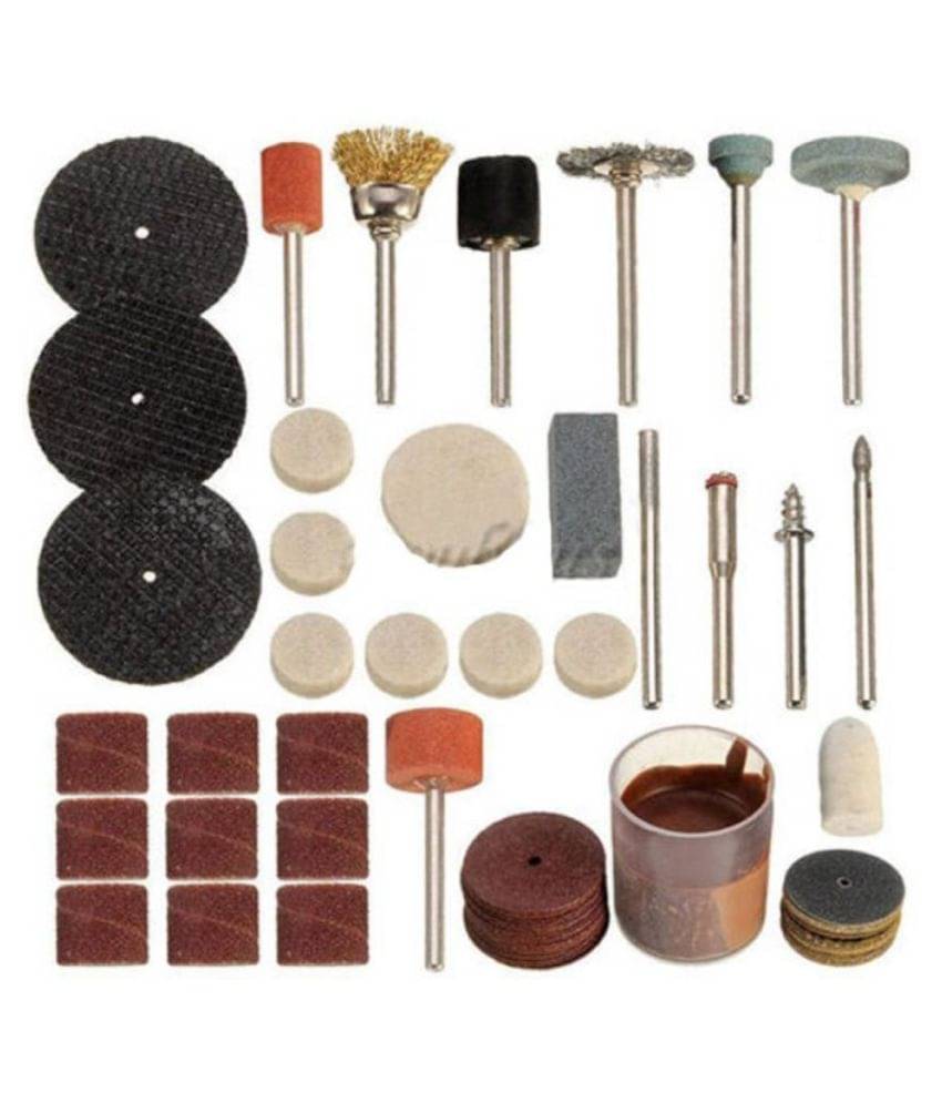     			DIY Crafts 105Rotary Tool Accessory Set Fits Dremel Grinding Sanding Polishing