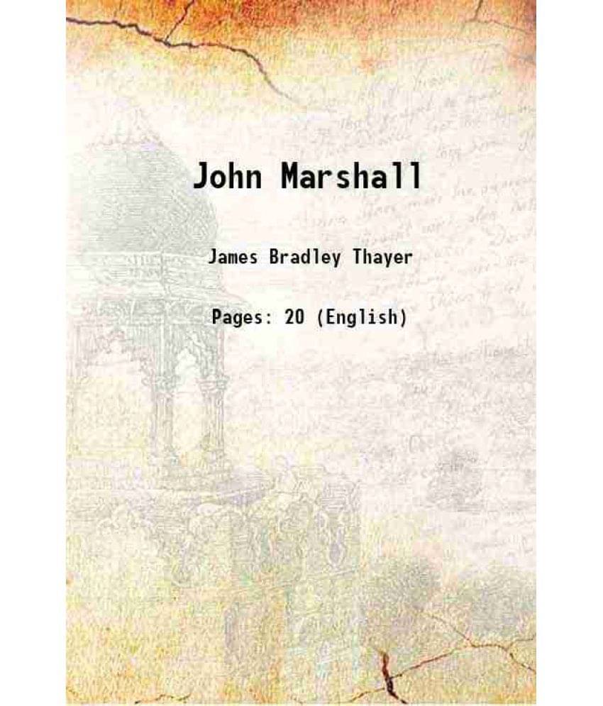 John Marshall 1901 John Marshall 1901