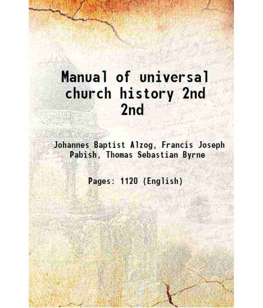     			Manual Of Universal Church History Volume 2Nd 1874