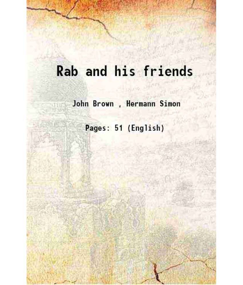 Rab And His Friends 1890 Rab And His Friends 1890