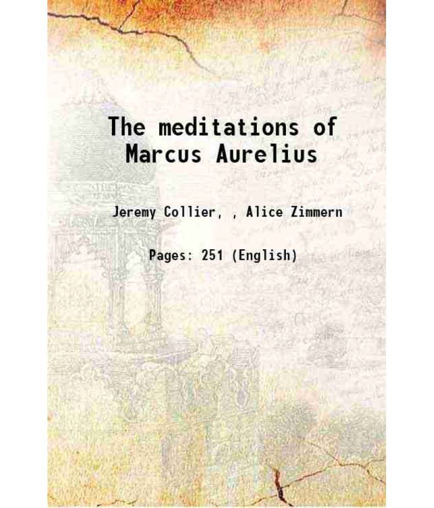     			The Meditations Of Marcus Aurelius 1887