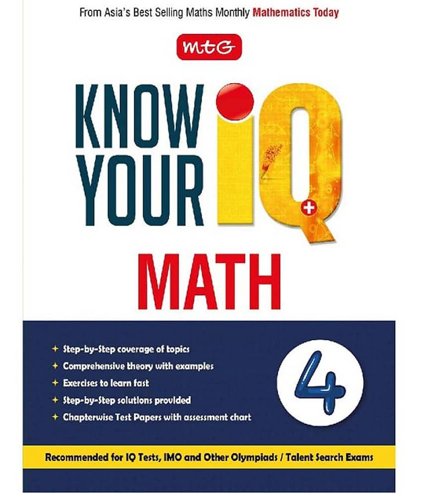 Know your IQ Maths Class-4 - Stationery | Buy online on ZillyBuy