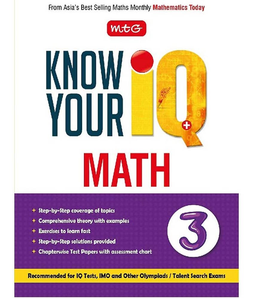 Know your IQ Maths Class-3 - Stationery | Buy online on ZillyBuy